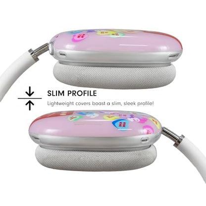 Sonix x Sanrio Protective Case for AirPods Max Headphones - Stylish TPU Hard Shell Ear Cup Covers | Hello Kitty and Friends x Sweethearts Candies - color: Sanrio x Sweethearts