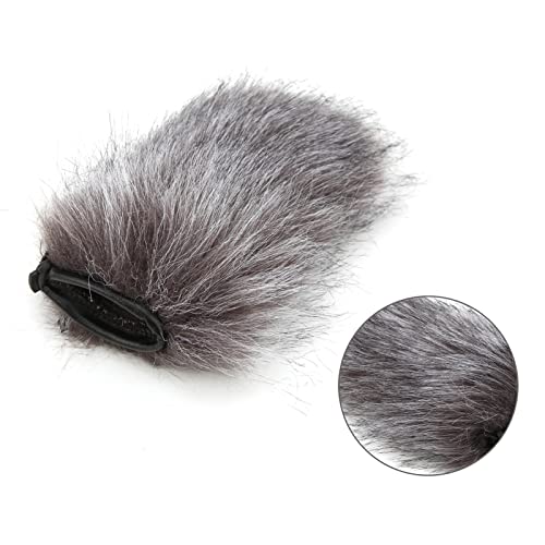 Mic Windscreen, Outdoor Wind Cover, Professional Noise Reduction Universal Fit for Video Recording Mics, Camera Microphones