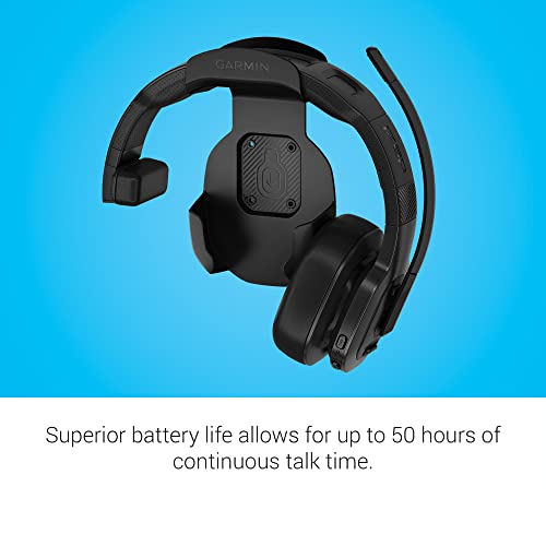 Garmin dezl Headset 100, Single-Ear Premium Trucking Headset, Active Noise Cancellation, Superior Battery Life and Memory Foam Ear Pads,Black (Renewed)
