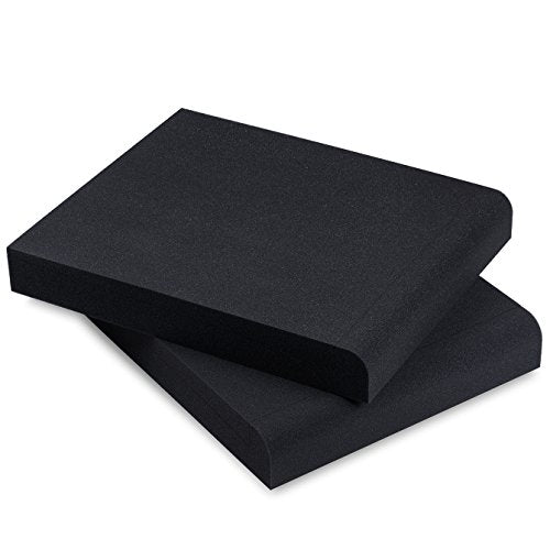 Studio Monitor Isolation Pads suitable for 6.5, 7 and 8 Inches Large Speakers | Reduce Vibrations and Fits most Stands - Pair | SMPad 8 - size: for 6''-8'' Speakers