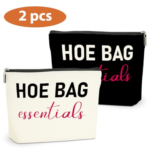 2 PCS Funny Gifts for Women Makeup Bag, Cosmetic Bags Gag Gifts for Girls - color: Multicolor 0080