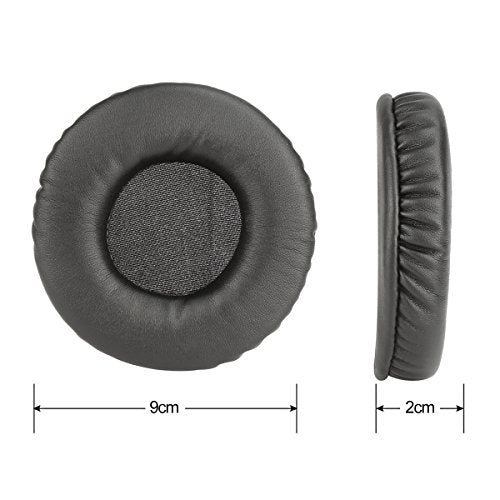Round Ear Pad Earpad for Professional Overhead Foldable Headphones (90mm)