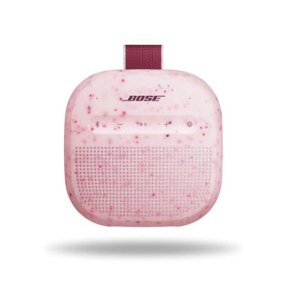 Bose SoundLink Micro Portable Bluetooth Speaker (2nd Gen), Wireless Outdoor Speaker, Up to 12 Hours Battery Life, Waterproof and Dustproof, Petal Pink - Limited Edition Color | Bluetooth 5.4 with 12-hour battery and IP67 rating for travel, hiking and outd