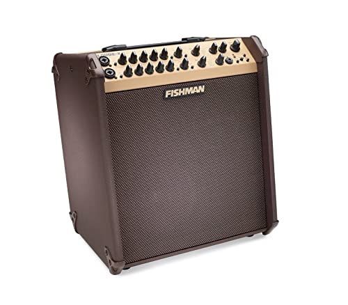 Fishman Loudbox Performer 180-Watt Acoustic Guitar Combo Amplifier Bundle with Gearlux XLR Cable, Instrument Cable, and Austin Bazaar Polishing Cloth - size: Performer 180W