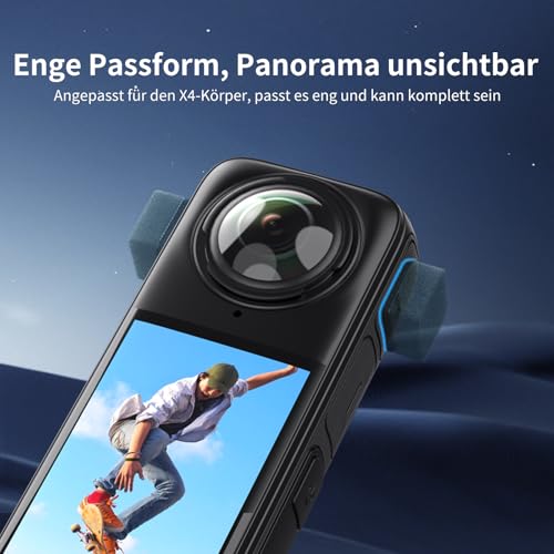VRIG 6 Set - Microphone Wind muff for Insta360 X3 X4 X5 ONE Anti-Noise Windbreak Sponge Cushion Effectively Reduces Noise and Improves Sound Quality