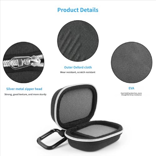 Hard Storage Bag for in Ear Monitors Features Quick Access Carabiner Clip