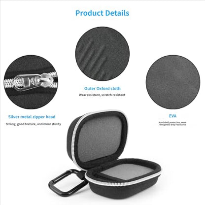 Hard Storage Bag for in Ear Monitors Features Quick Access Carabiner Clip