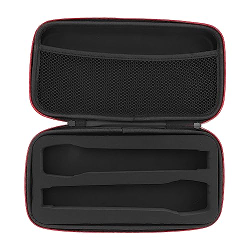 Sponge Filled Stereo Microphone Case with Metal Zipper, AntiShock MultiCompartment Design for Receivers, Transmitters, Cables & Accessories