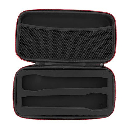 Sponge Filled Stereo Microphone Case with Metal Zipper, AntiShock MultiCompartment Design for Receivers, Transmitters, Cables & Accessories