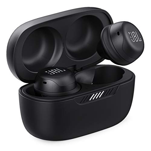 JBL Live Free NC+ - True Wireless in-Ear Noise Cancelling Bluetooth Headphones with Active Noise Cancelling, Microphone, Up to 21H Battery, Wireless Charging (Black) - color: Black
