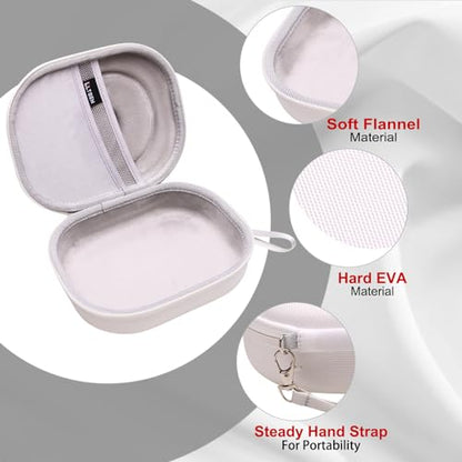 Case for JBL Tune 770NC/510BT/720BT/520BT/670NC/520C Headphones White | Hard Carrying Travel Case for JBL Live 770NC/670NC/680NC/780NC Headphones - color: White
