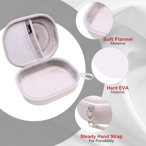 Case for JBL Tune 770NC/510BT/720BT/520BT/670NC/520C Headphones White | Hard Carrying Travel Case for JBL Live 770NC/670NC/680NC/780NC Headphones - color: White