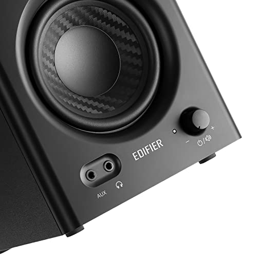 Edifier MR4 Powered Studio Monitors, 4" Active Reference Speakers - color: Black