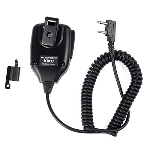 Retevis 2 Pin Walkie Talkie Shoulder Speaker Mic, 5 Pack