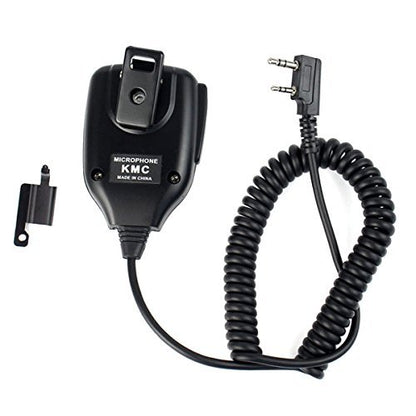 Retevis 2 Pin Walkie Talkie Shoulder Speaker Mic, 5 Pack