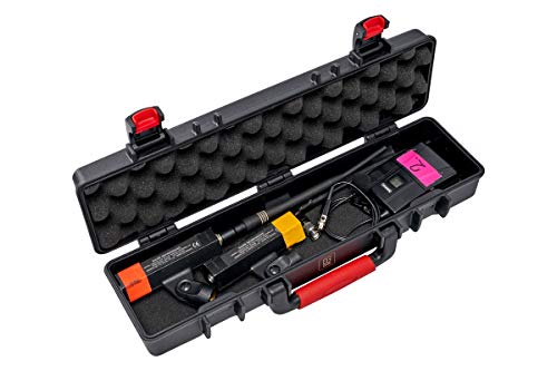 Small Medium Hard Case with Wheels and Pick'n'UP Foam | Protective Carrying case Gun, in-Ear, Wireless System or Camera Set - style: № 10-01 Int: 15.98 X 3.88 X 2.63 in