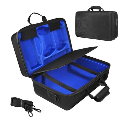 LVKAYCE Hard Shell Carrying Case Compatible with PS5 SLIM 2023 | Travel Storage Bag, Organizer Protective Cases for Play Station 5 Slim Console Controllers Headset and Gaming Accessories - size: PS5 SLIM