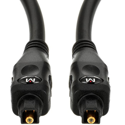 Mediabridge Toslink Cable (6 Feet) - Optical Digital Audio Cable - size: 6 Feet