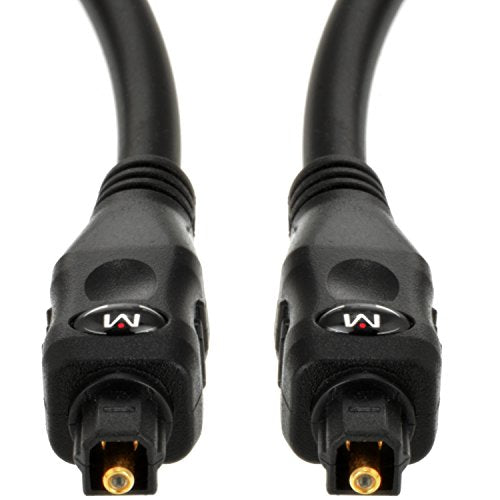 Mediabridge Toslink Cable (10 Feet) - Optical Digital Audio Cable - size: 10 Feet