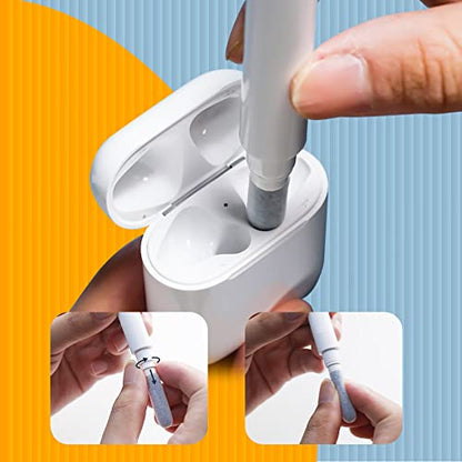 Bicaco Cleaner Pen Kit, Multi-Function Earbuds Cleaning Tool Set for Airpods Pro 1 2 3 Case Cleaner Cleaning Kit (Cleaning Pen) TEADZ