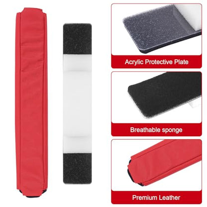Alitutumao Replacement Earpads Ear Cushions Ear Cups Repair Parts for Monster Beats by Dr. Dre Pro Detox Headphones Memory Foam Ear Pads (Red Headband) - color: Red Headband