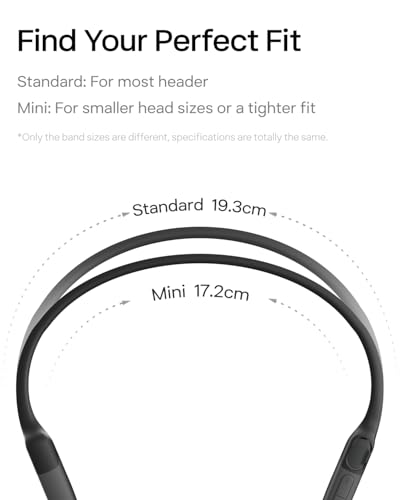 SHOKZ OpenRun Bone Conduction Bluetooth Headphones, Black, USB-C Charging | Bundle with Sweat Headband；Open ear comfort; Lightweight & Secure fit; IP67 water resistance; 8H battery; Running/Cycling - color: Black, size: Standard Size+USB-C Charging