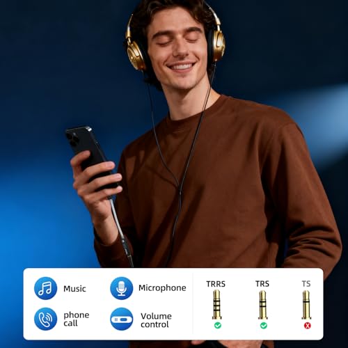 USB C to 3.5mm with CX31993 & MAX97220 DAC Headphone Adapter | Portable Decoding Amp Hi-Res 32bit/384KHz Audio Dongle with Silver-Plated OCC Cable for iPhone, Android, Mac, IEMs Earphones - color: Black