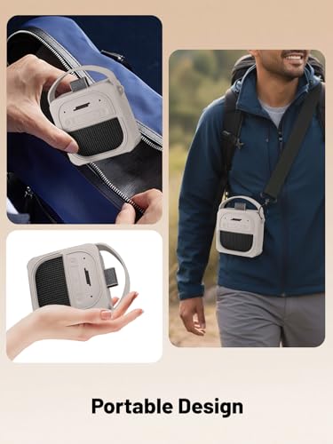 Silicone Protective Case for Bose SoundLink Micro (2nd Gen) Bluetooth Speaker, Full-Body Protective Cover with Precise Cutout, Shockproof Dustproof Protector Sleeve & Scratch-Resistant Sleeve[Grey] - color: Grey