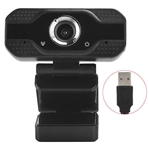 Webcam, 1080P 30FPS FHD USB Computer Camera with Built-in Microphone and Noise Reduction for Video Conferencing, Live Streaming, Desktop and Laptop