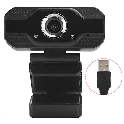 Webcam, 1080P 30FPS FHD USB Computer Camera with Built-in Microphone and Noise Reduction for Video Conferencing, Live Streaming, Desktop and Laptop