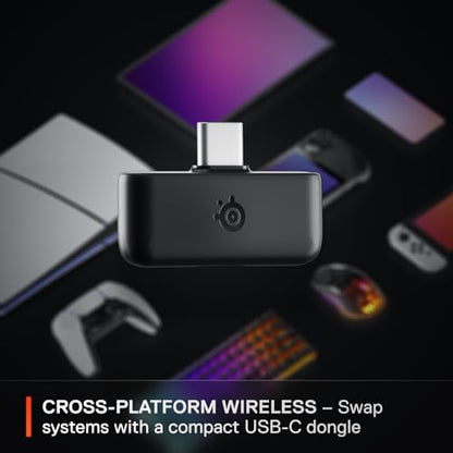 SteelSeries Arctis Nova 5 Wireless Multi-System Gaming Headset - Neodymium Magnetic Drivers [Bluetooth] (Renewed)