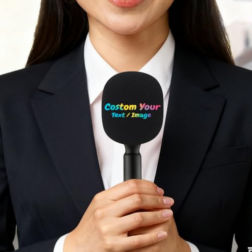 Custom Microphone Cover Personalized microphone foam windscreen Customized foam mic windscreen for Rode DJI Mic Wireless GO Hollyland Lark