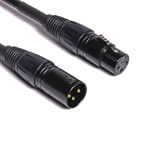 XLR Adapter Cable - XLR Male to Female Balanced Microphone Cable - size: 24 in