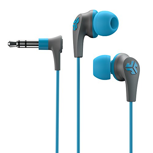 JLab Audio JBuds2 Premium in-Ear Earbuds Guaranteed Fit, Guaranteed for Life - Blue - color: Blue, style: Earbuds