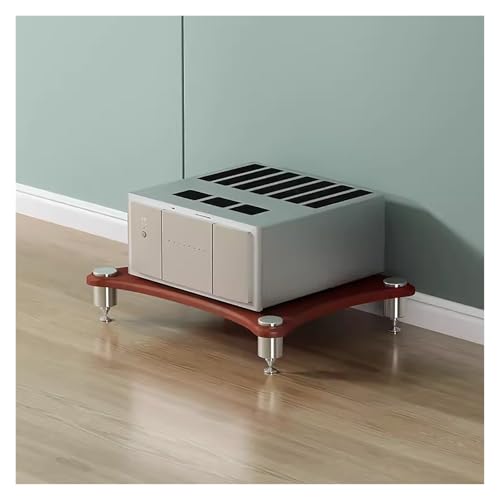 YLLFFLL Living Room/Small Spaces Audio Component Rack Tower Media Stereo Stand Equipment Shelves, Heavy Duty Modern HiFi Audio Racks Stereo Rack System(#2,1 Tier) - color: #2, size: 1 tier