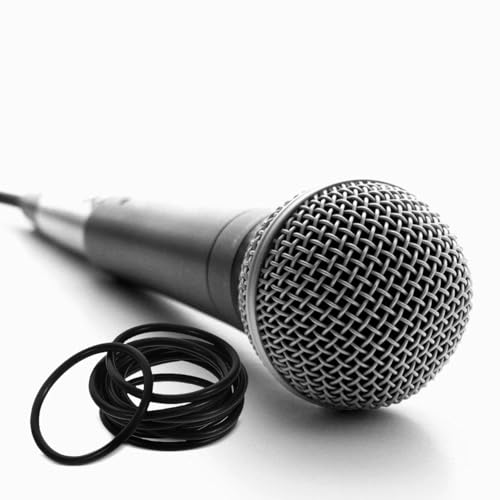 Kisangel Microphone Shock Mount Bands Universal Mic Holder Rubber Bands for Condenser Microphones Anti Vibration Suspension Replacement Easy Install for Mic Stand and Recording Setup 10 Pcs