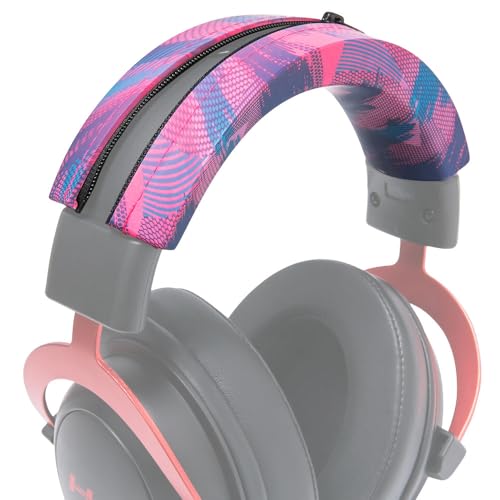 WC BandZ Cloud - Silicone Headband Cover for HyperX Cloud Series Headphones by Wicked Cushions | Enhanced Comfort, Style, & Sweat Protection | Exclusively for HyperX Cloud Series | Speed Racer - color: Speed Racer