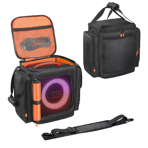 Travel Bag for JBL Partybox Encore Essential 2 | Portable Speaker Tote Bag Carrying Case,Waterproof Protective Case with Organized Pockets for Accessories