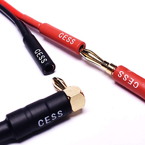 CNCESS Banana Male to Female Extension Cable, 2 ft, 2-Pack - size: 2 Feet