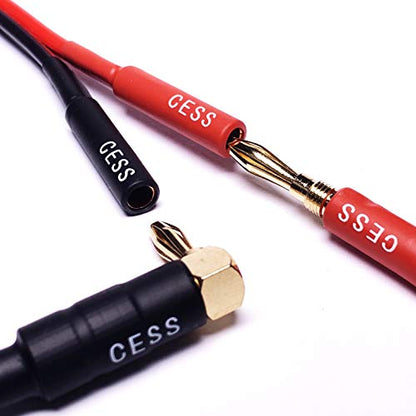 CNCESS Banana Male to Female Extension Cable, 2 ft, 2-Pack - size: 2 Feet
