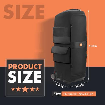 LEFOR·Z Speaker Case Compatible with JBL PartyBox Ultimate,Bottomless Cover | Portable Speaker Dust Cover Storage Bag Fits PartyBox Ultimate for Outdoor Travel,Cover Only(Without Pull Rod & Wheels) - size: Fits for JBL PartyBox Ultimate