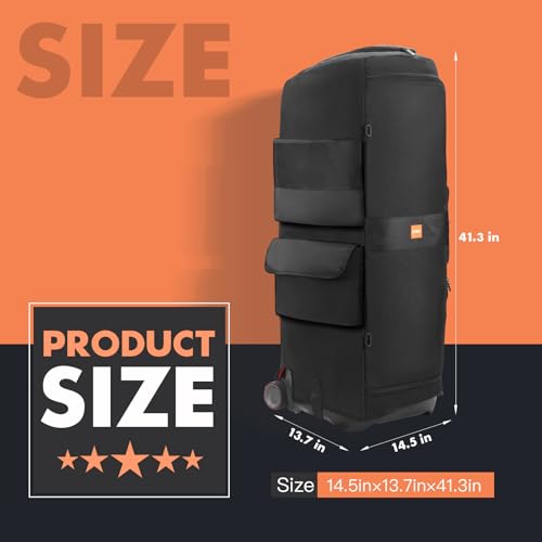 LEFOR·Z Speaker Case Compatible with JBL PartyBox Ultimate,Bottomless Cover | Portable Speaker Dust Cover Storage Bag Fits PartyBox Ultimate for Outdoor Travel,Cover Only(Without Pull Rod & Wheels) - size: Fits for JBL PartyBox Ultimate
