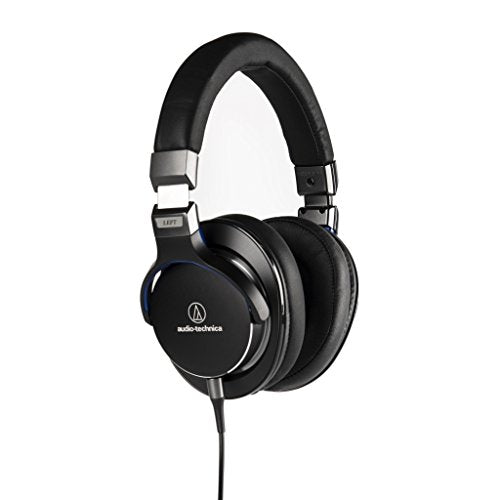 Audio-Technica ATH-MSR7BK SonicPro Over-Ear High-Resolution Audio Headphones, Black