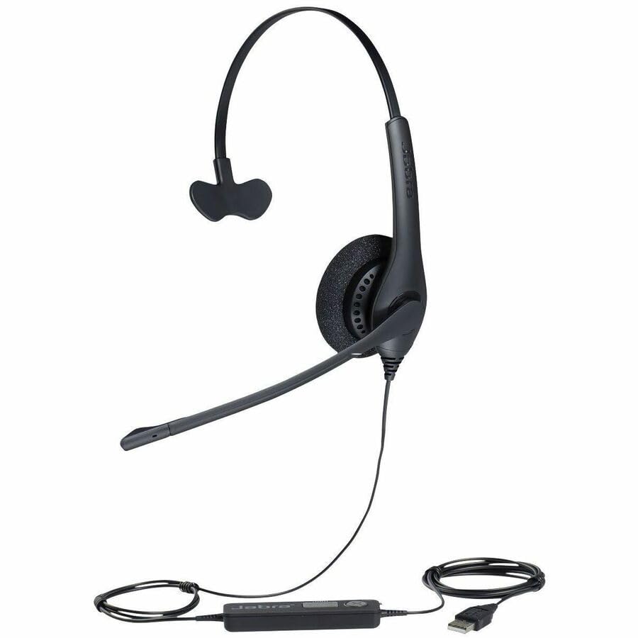 Jabra Biz 1500 USB Mono Wired Call Center Professional Headset - color: Black, size: Mono Speaker