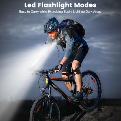 2026 Upgrade Wearable Bluetooth 5.4 Speaker, IPX6 Waterproof Clip on Wireless Speakers, Portable Speaker with RGB Lights and Flash, Built-in Mic,15H Playtime for Cycling/Home/Party/Beach/Outdoor(Red) - color: Black Red