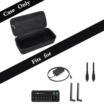 Case for RØDE RØDECaster Video Professional Video Switcher and Audio Interface - Travel Carrying Storage Bag (Black)