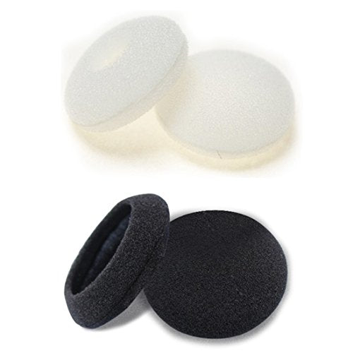 uxcell 100 Pcs Black Sponge Earbud Headphone Cap Ear Pads Cover Replacement