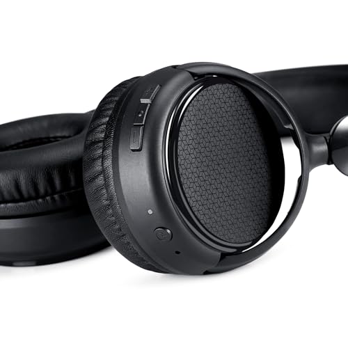 Amazon Basics Bluetooth On-Ear Headphones Wireless with Microphone, Deep Bass, 35 Hour Playtime, Foldable, Collapsible, Portable Travel Friendly, Black - size: One Size, style: Wireless