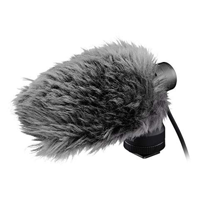 Canon USA 4474C001 Canon Stereo Microphone DM-E100 | Stereo microphone with wind screen and 1/8" TRS connector for videography, outdoor recording and content creation