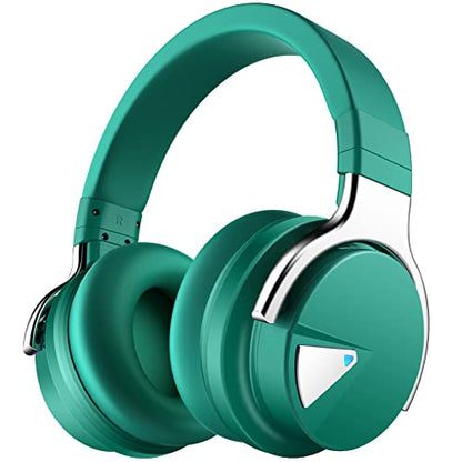 Million Sold 10 Years Classic E7 Active Noise Cancelling Headphones with Upgraded Noise Cancellation, Bluetooth Headphones Wireless with HD Sound Vivid Deep Bass, for Home Office Travel Gift Pcs - color: Green, style: E7 Wireless Active Noise Cancelling H